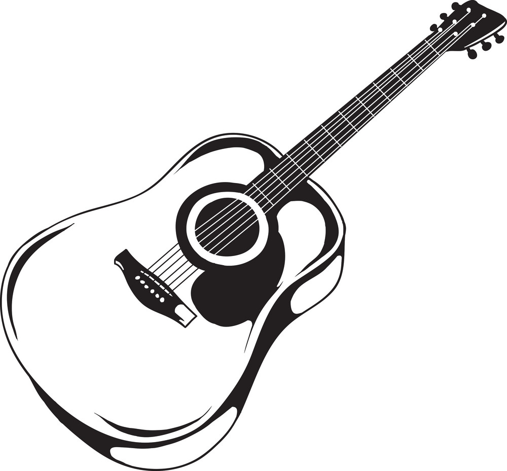 Acoustic Guitar Svg