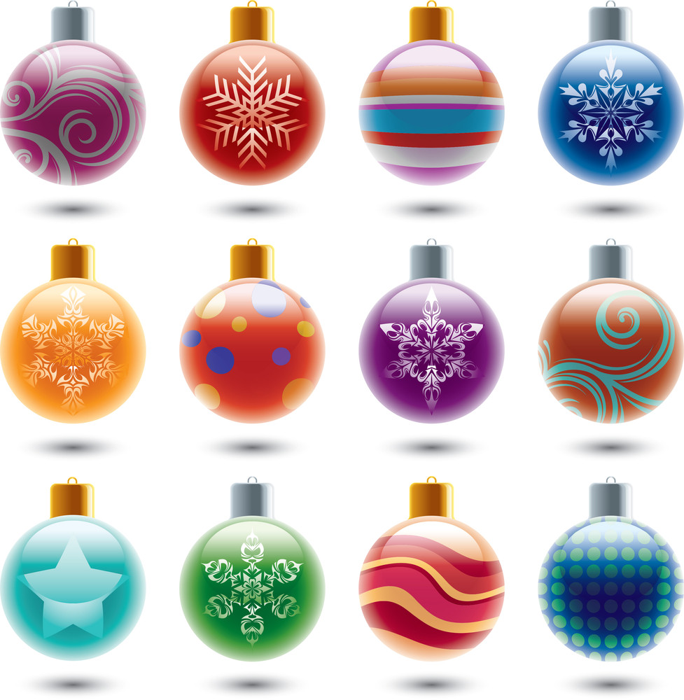 Vector Baubles Royalty-Free Stock Image - Storyblocks