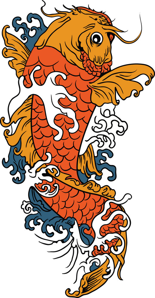 Download Vector Koi Fish Royalty-Free Stock Image - Storyblocks Images