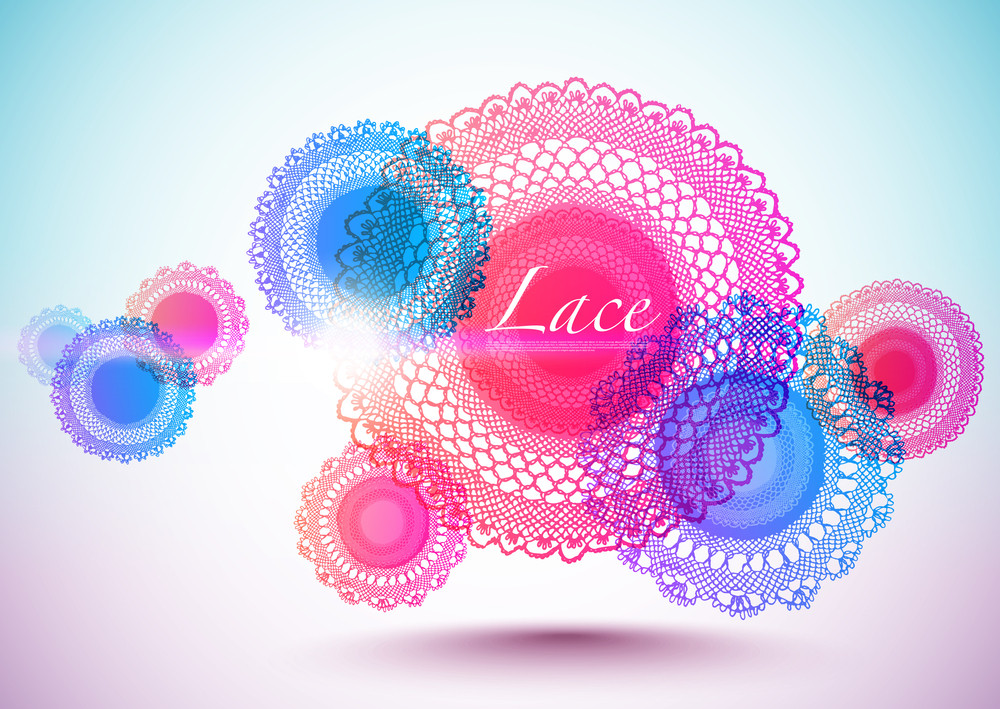 Vector Lace Background Royalty-Free Stock Image - Storyblocks