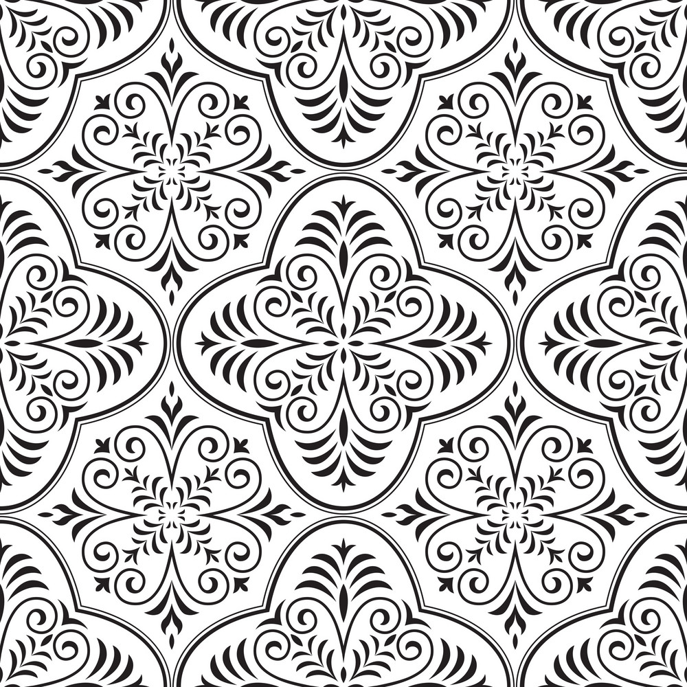 Vector Rococo Pattern Royalty-free Stock Image - Storyblocks