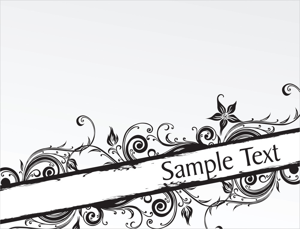 Vintage Design Vector Wallpaper For Sample Text Royalty Free Stock