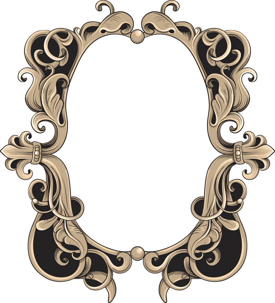 Download Vintage Frame Vector Element Royalty-Free Stock Image ...