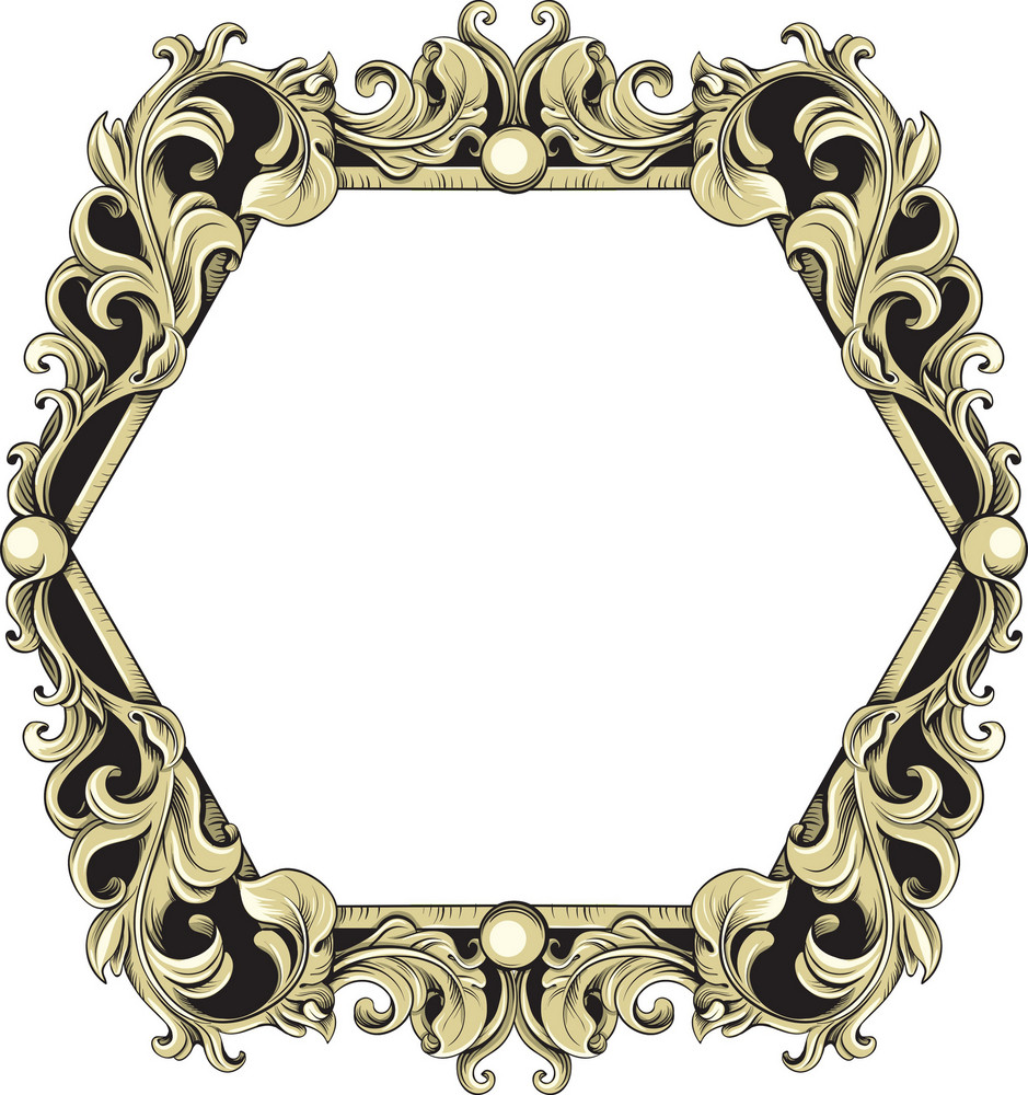 Get Vector Vintage Picture Frame