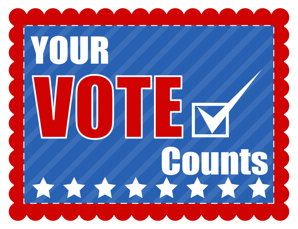 Your Vote Counts Election Day Vector Illustration Royalty-Free Stock ...