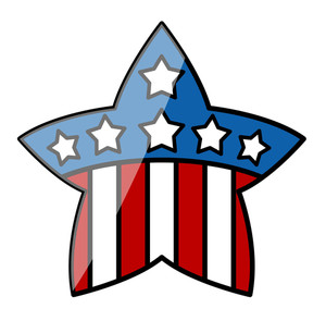 Stars Vectors For 4th Of July Vector Illustration Royalty-Free Stock ...