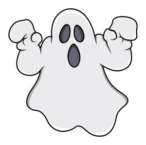 Cartoon Ghost - Halloween Vector Illustration Royalty-Free Stock Image ...