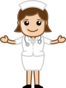 Happy Cartoon Nurse Character Face Royalty-Free Stock Image - Storyblocks