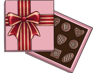 Vector Chocolate Box Royalty Free Stock Image Storyblocks