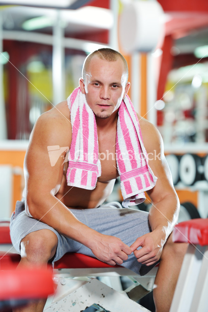 Athletic bodybuilder