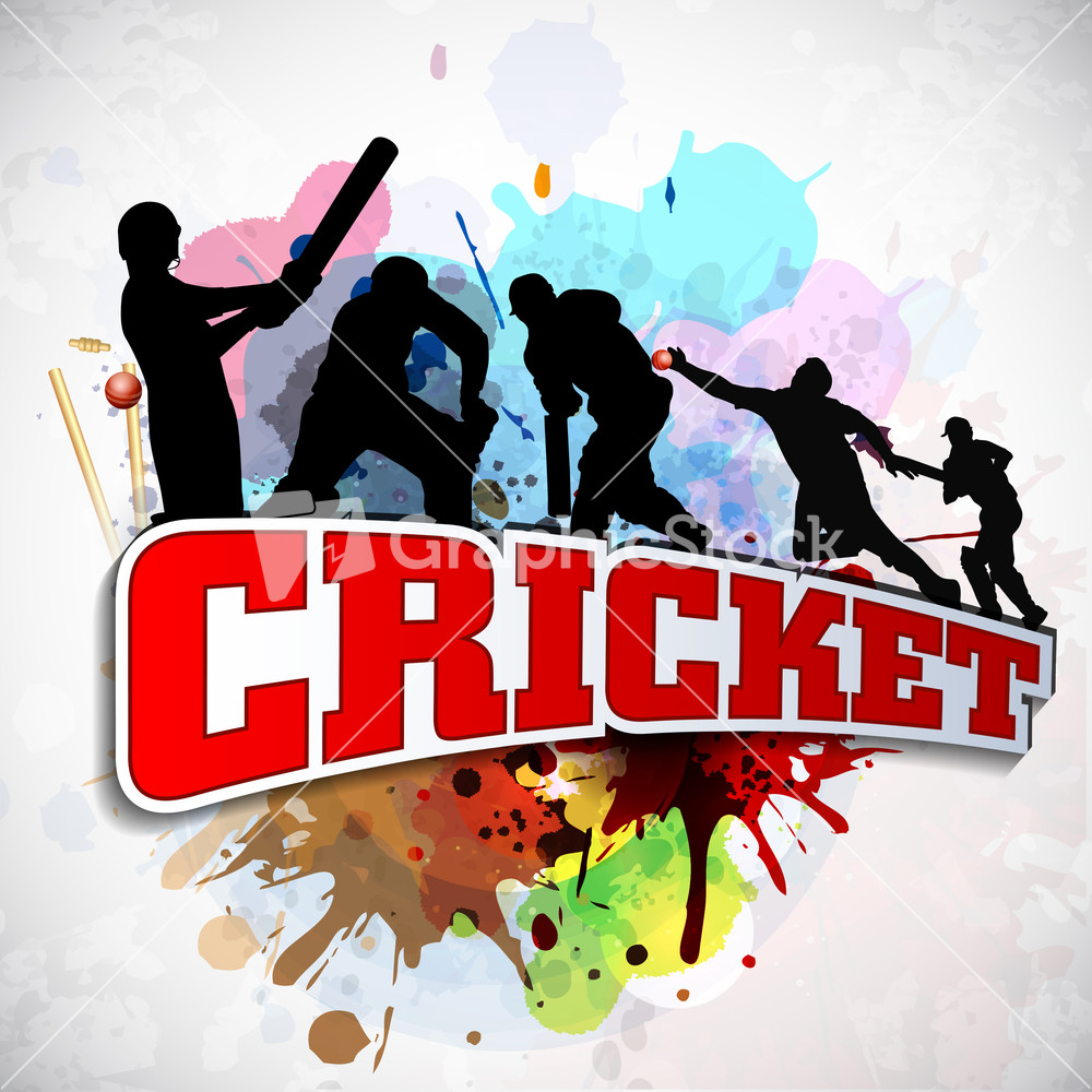 Abstract Cricket Background