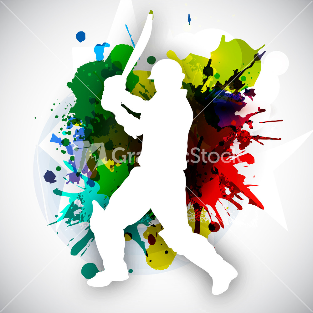 Abstract Cricket Background