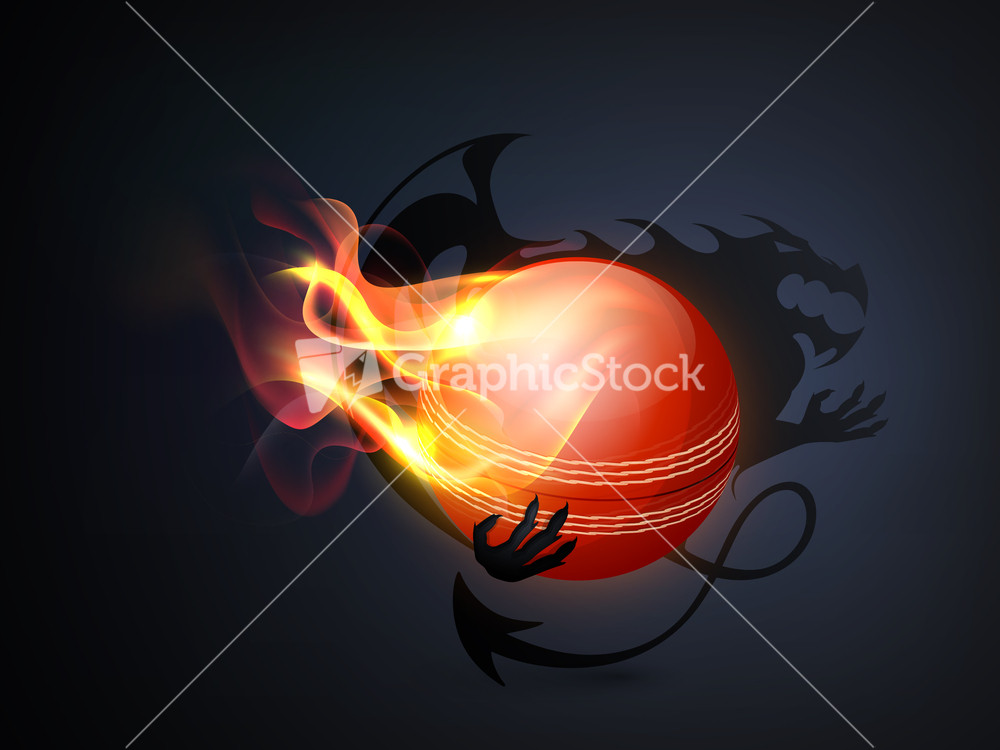 Abstract Cricket Background Stock Image