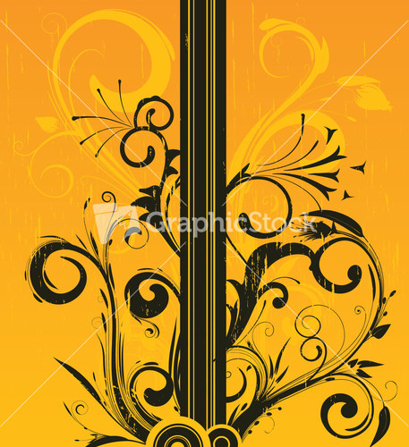 Abstract Floral Background Stock Image