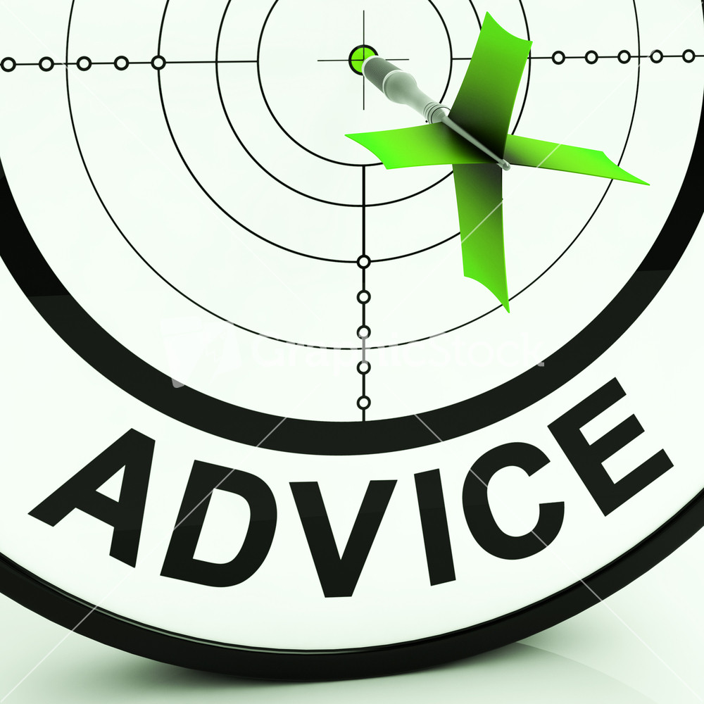 Advice Target Shows Knowledge Support And Help