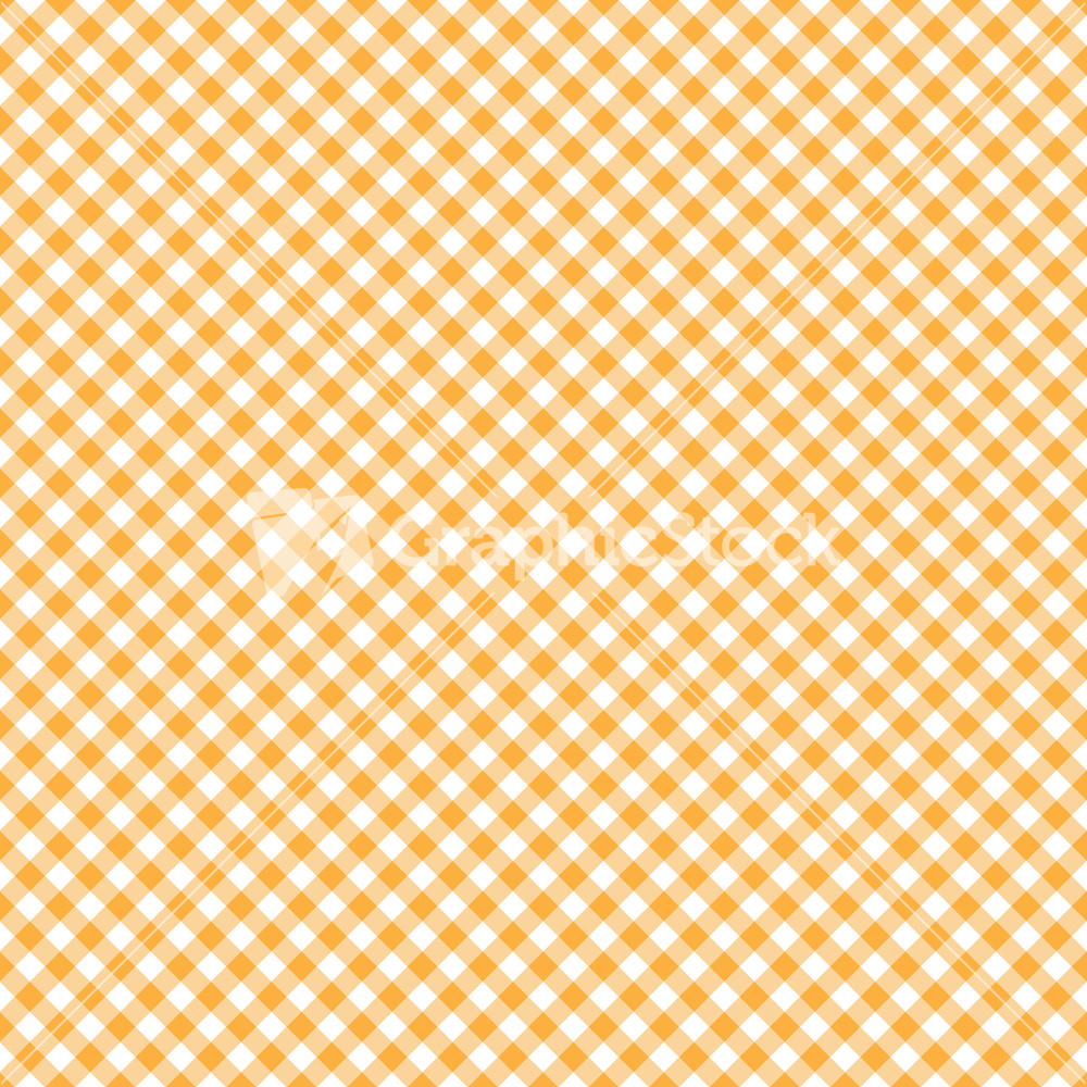 Design Pattern Of Orange Checks On An Autumn Background