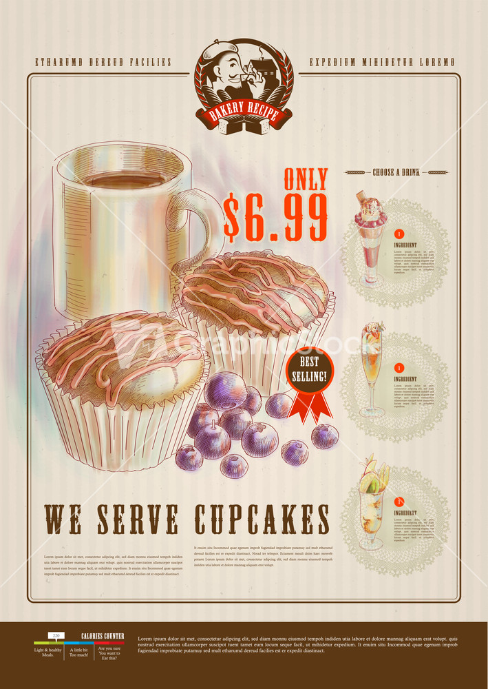 Bakery Advertisement Design Template