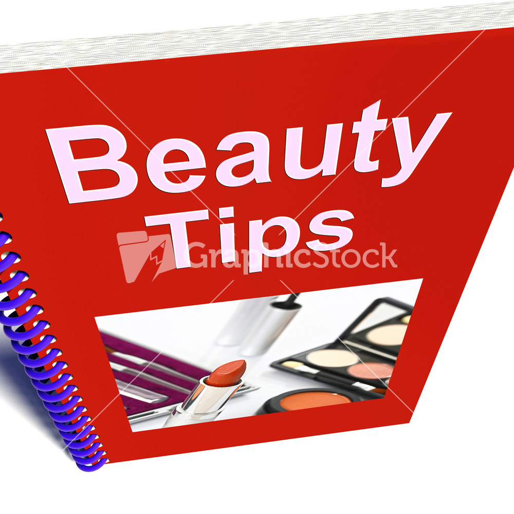 Beauty Tips Book Shows Makeup Help And Advice