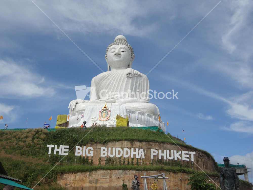 Big White Marble Buddha Statue