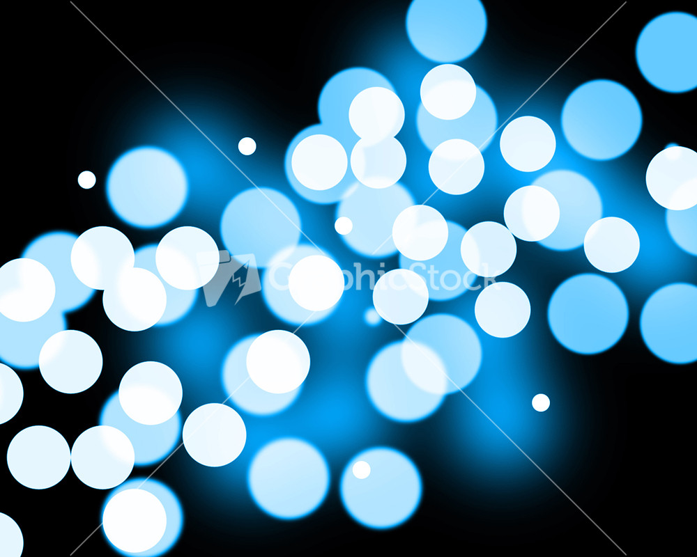 Blue Sparks Background