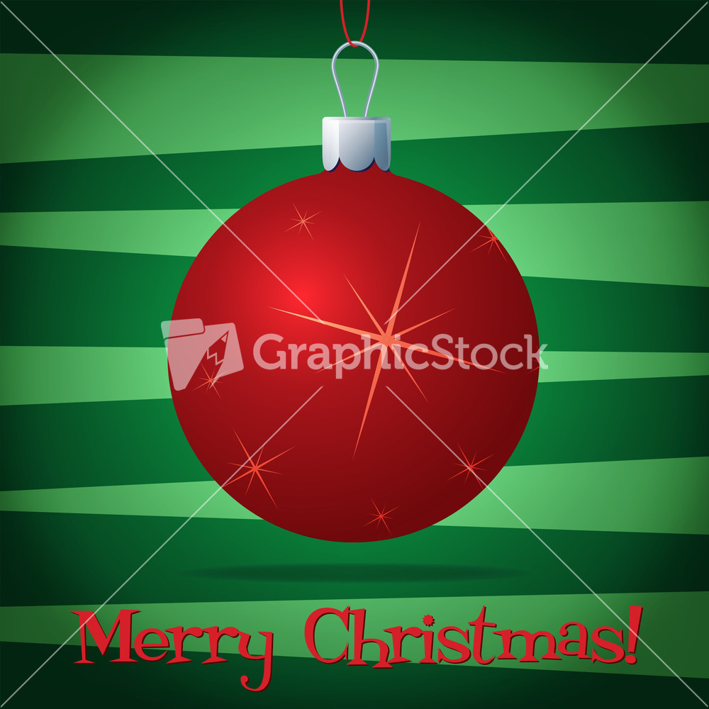 bright bauble fun christmas card in vector format bright bauble fun christmas card in vector format