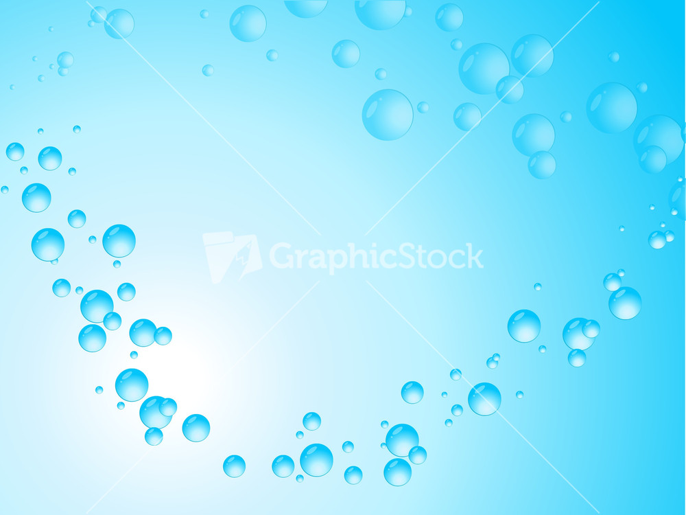 Bubbles Background Stock Image