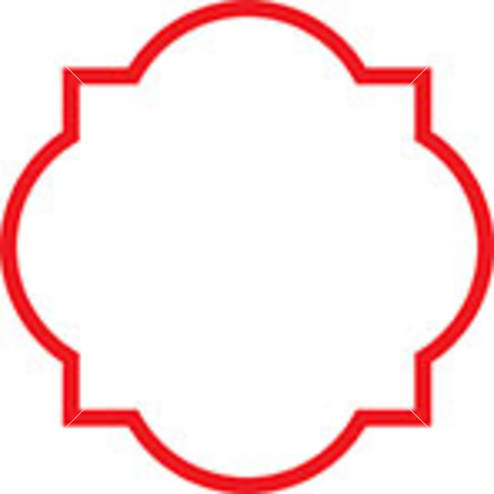 Design Element Of Quatrefoil Shape.