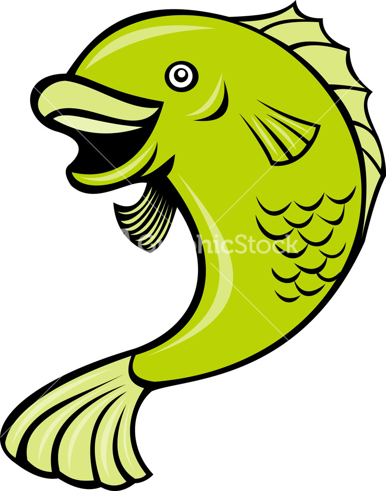 Cartoon Fish Stock Image