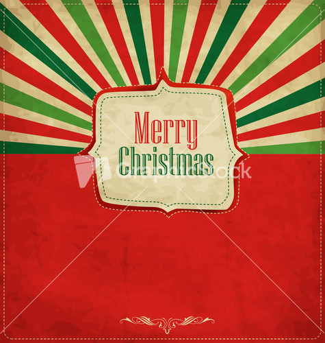 Christmas Greeting Card Design Template