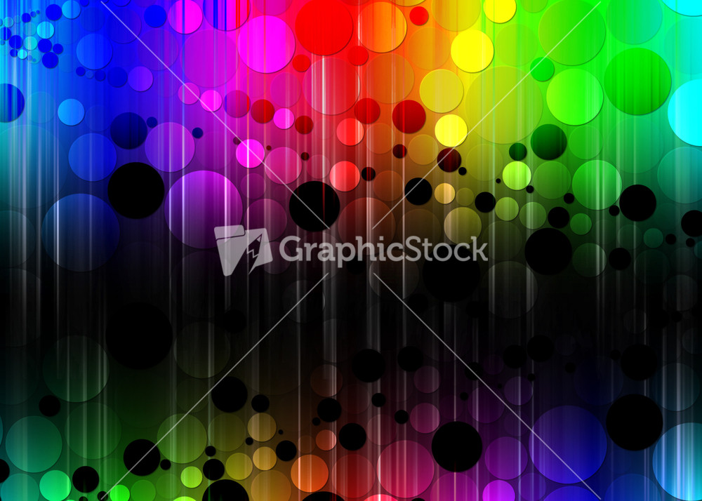 Colored Bubble Background