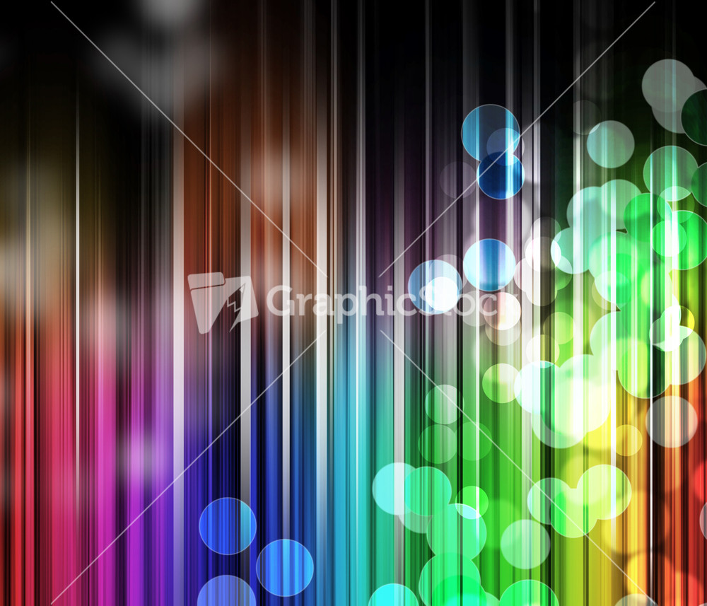 Colored Bubbles Background