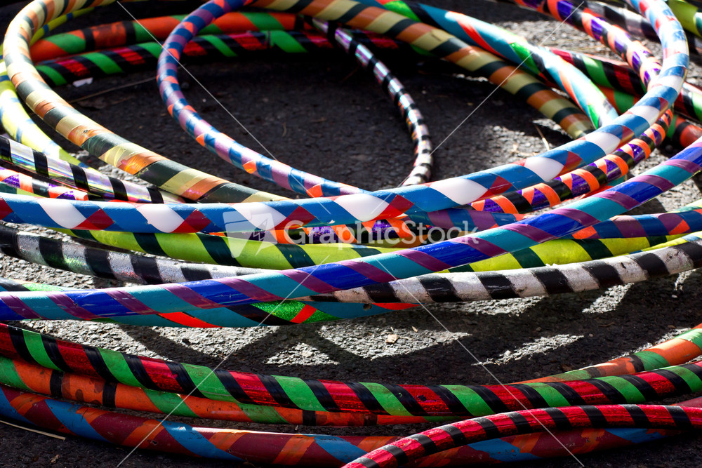 Colorful Hula Hoops
