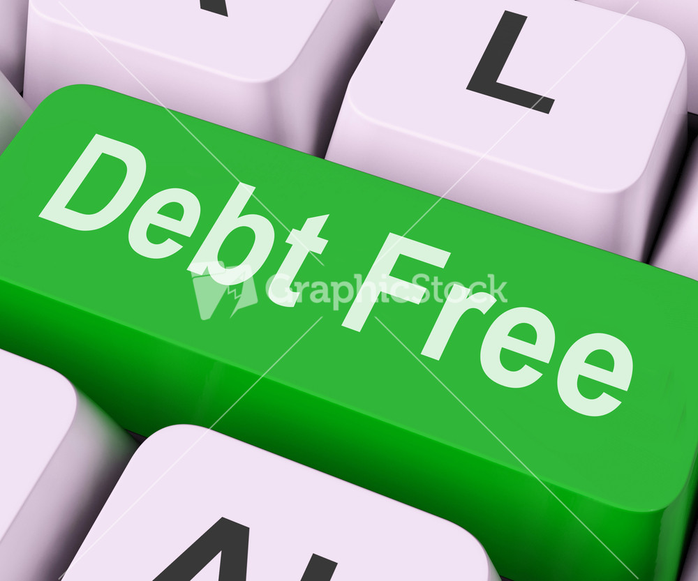 Debt Free Key Means Financial Freedom