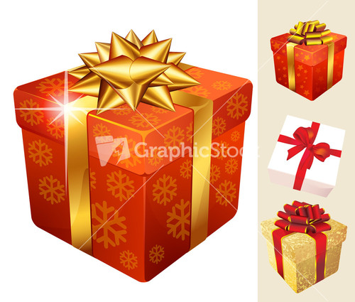 decorated christmas gift boxes with gold and red ribbons decorated christmas gift boxes with gold and red ribbons