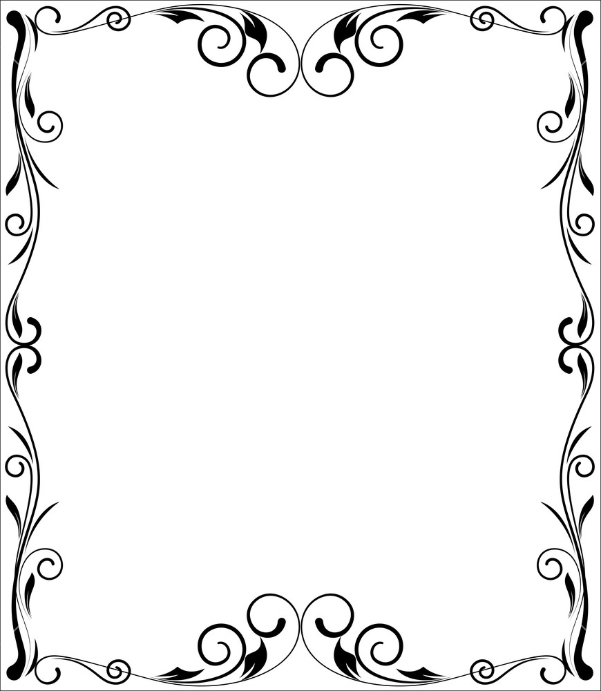 free flourish frames clipart - photo #12