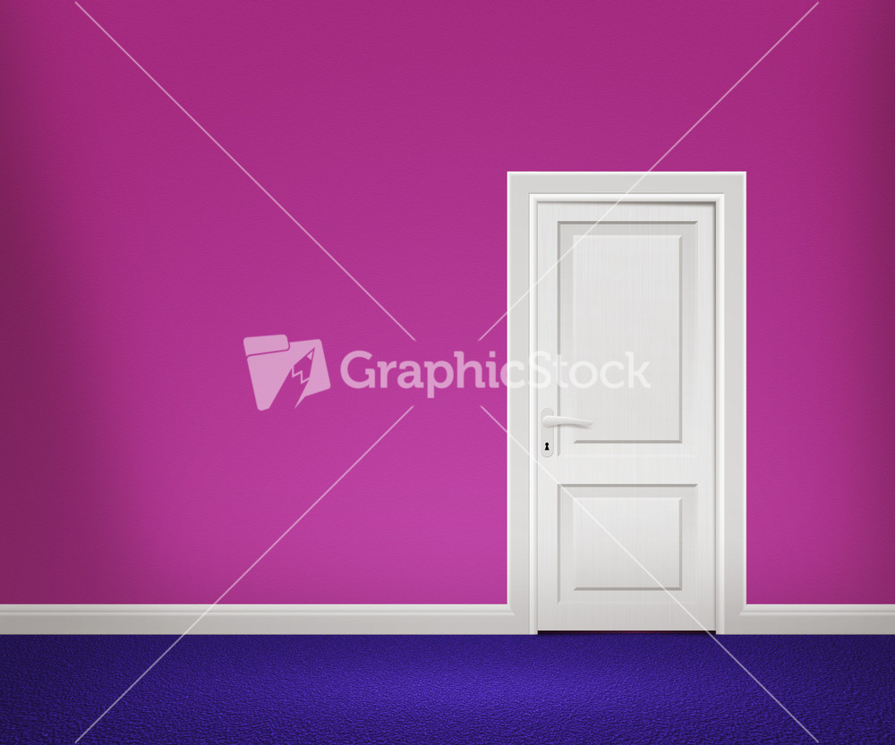 Door In Violet Room