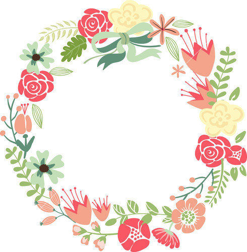 Floral Wreath Royalty-Free Vectors, Illustrations and Photos