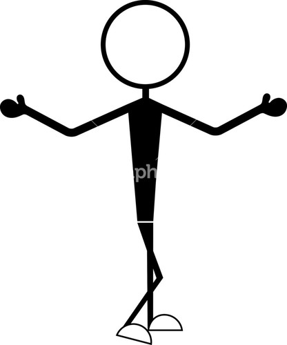 Funny Male And Female Stick Figures