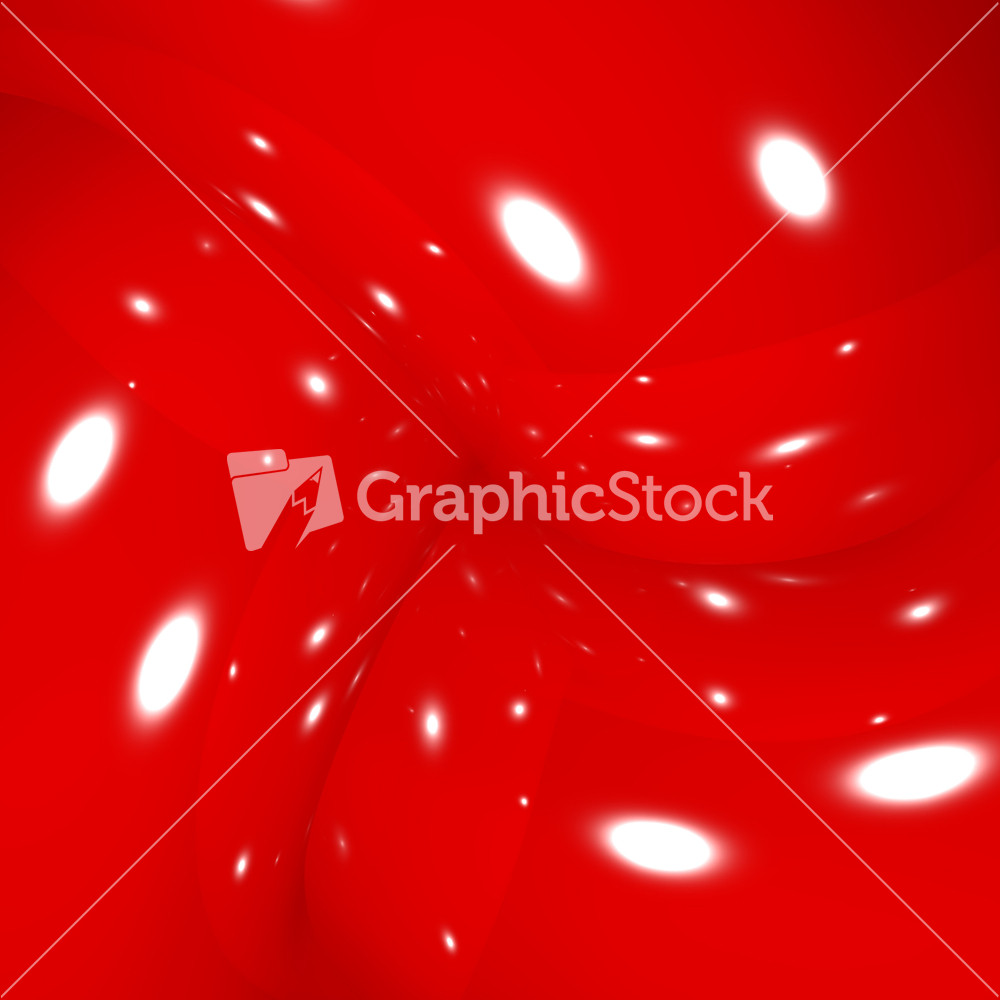 Glossy Red Background As Futuristic Shiny Backdrop