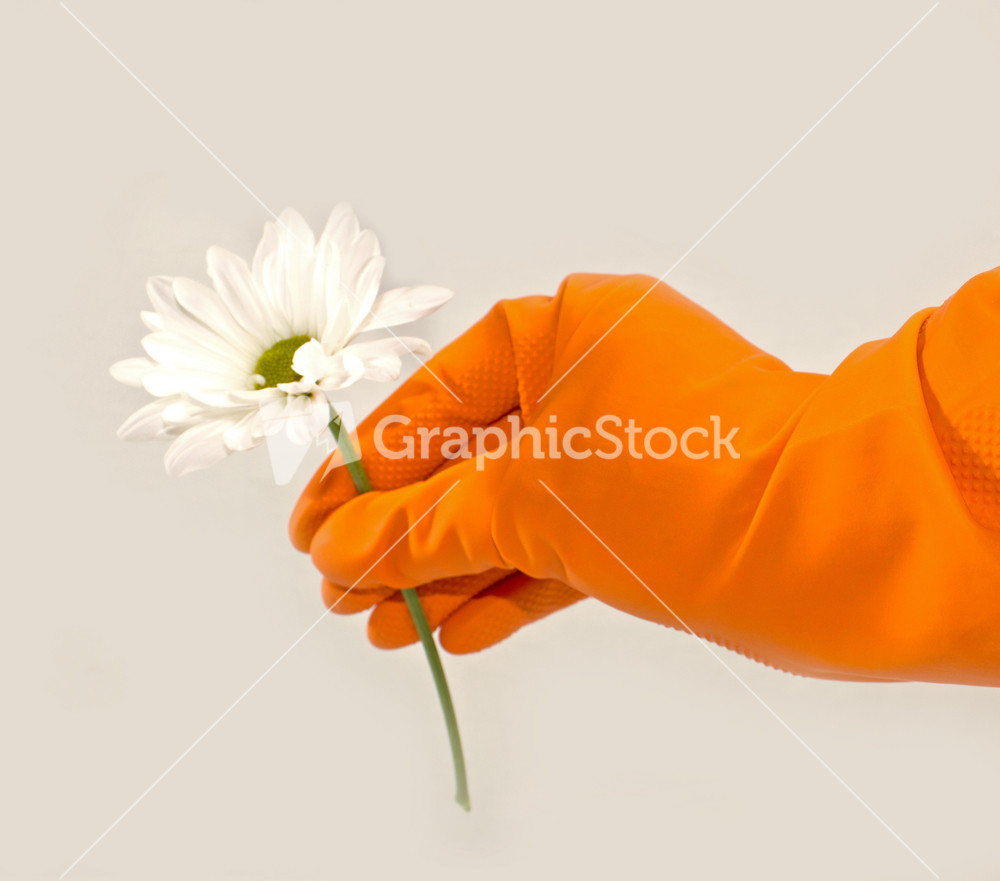 Gloves With Flower