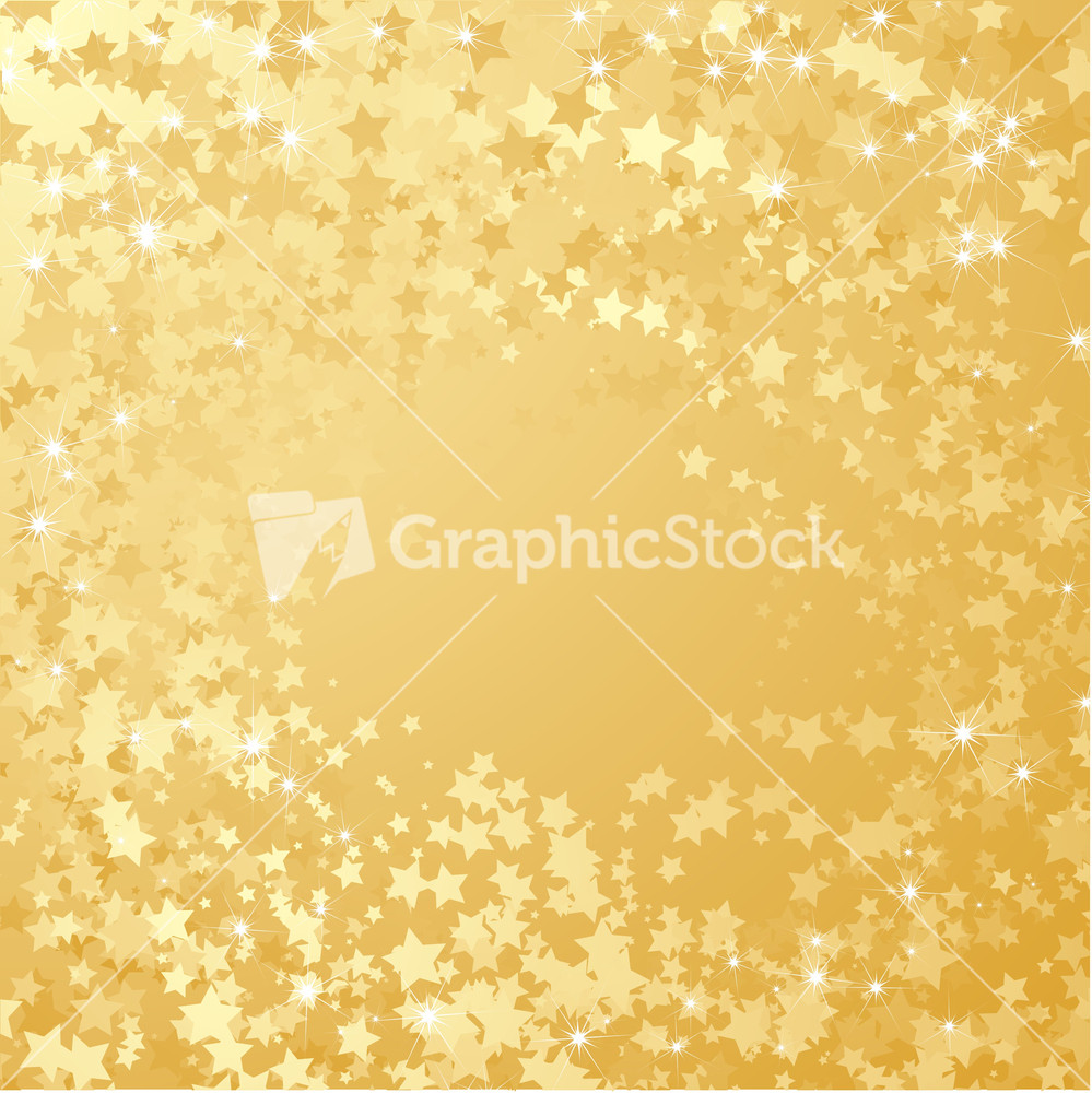 Royalty-Free Gold Star Background Image - GraphicStock