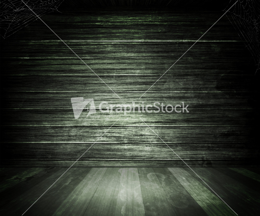 Gray Old Dark Wooden Room Background