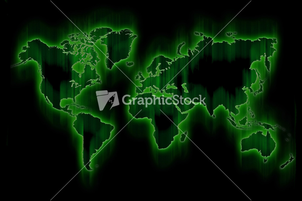 Green Glowing World