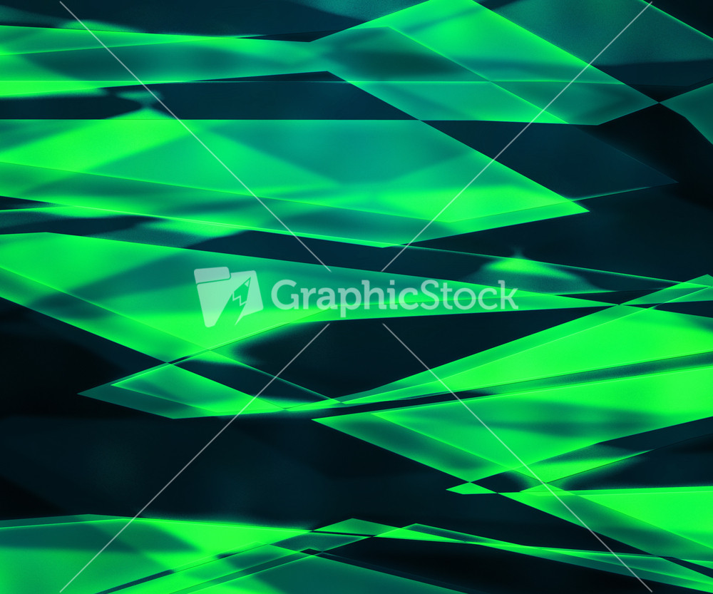 Green Sharp Glass Texture
