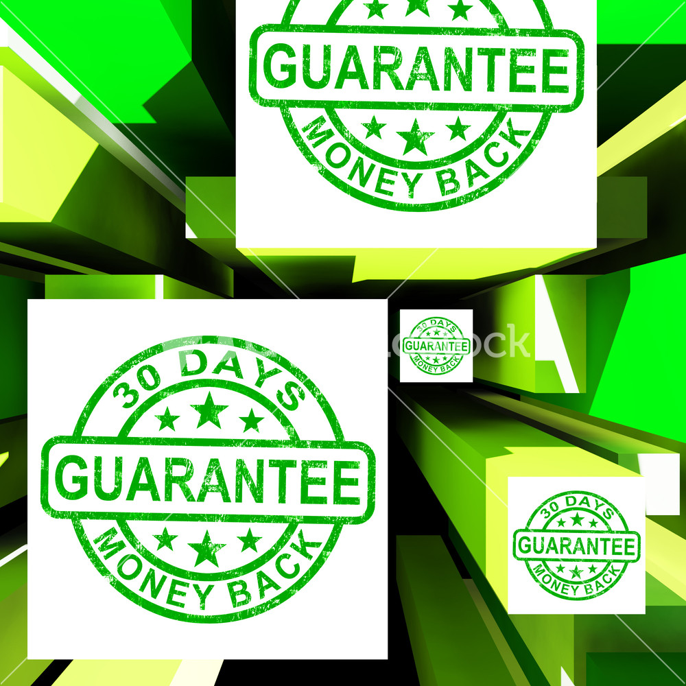 Guarantee On Cubes Shows Certificated Item