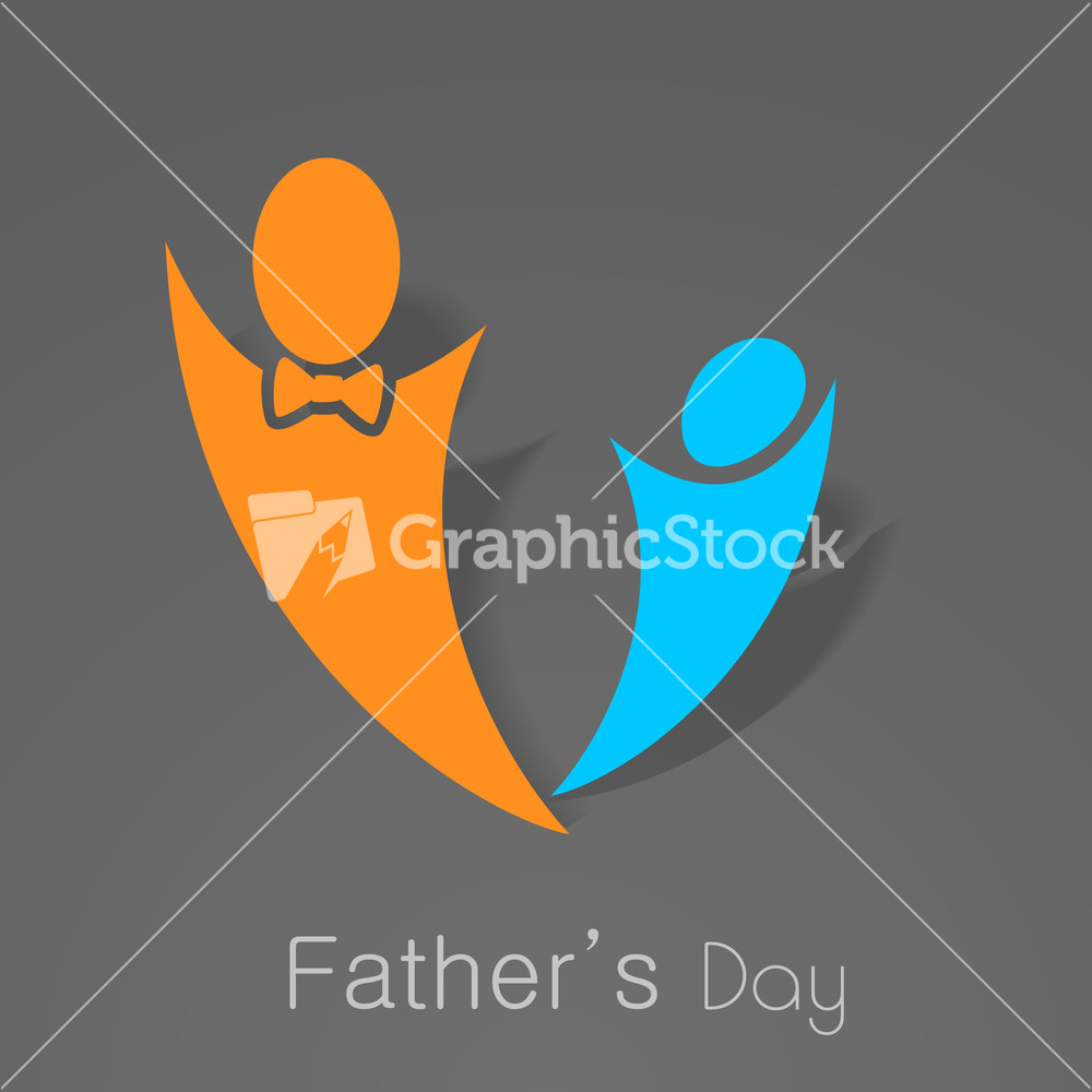 unlimited happiness symbol of Fathers Image Happy Symbol Day Concept Son Father And With Of Stock