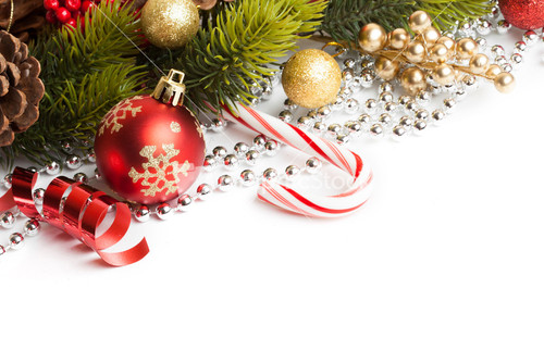 christmas border with ornament christmas border with ornament