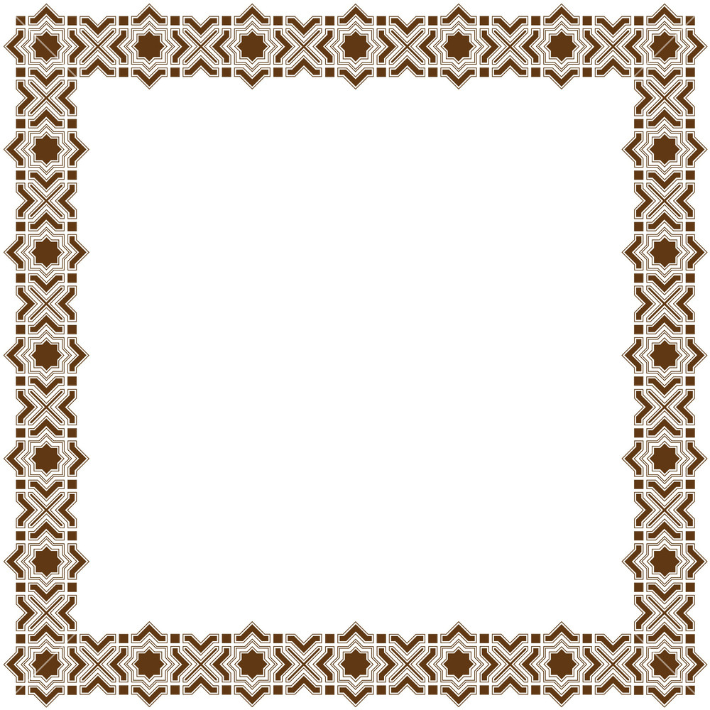 Vector Islamic Borders and Frames