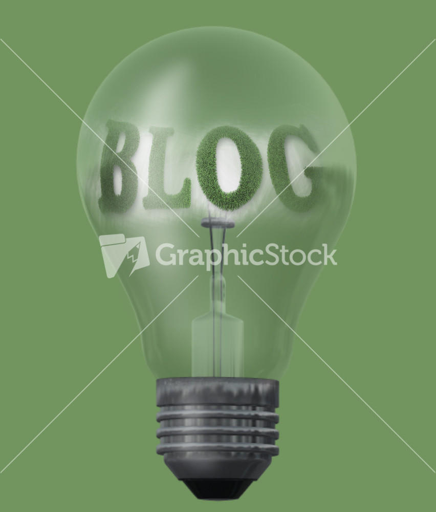 Light Bulb With Text Blog