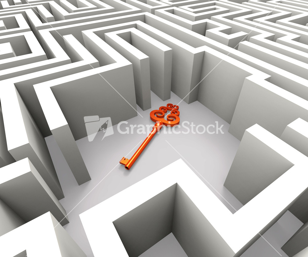 Lost Key In Maze Shows Security Solution